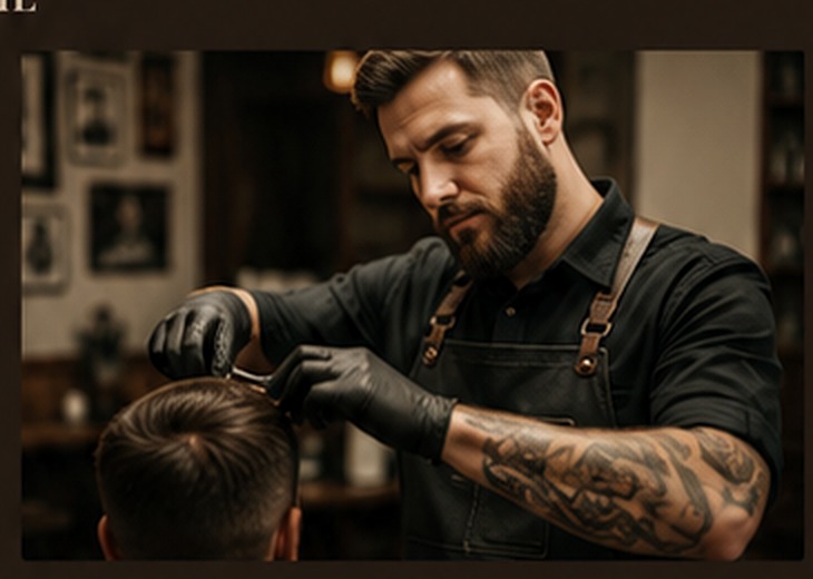Barber podczas pracy — projekt Barber No. 7