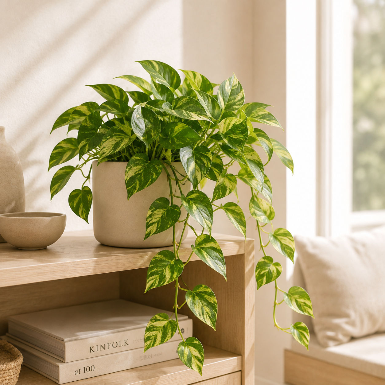 Epipremnum Złociste – Pnąca roślina doniczkowa | Epipremnum aureum — zdjęcie 5