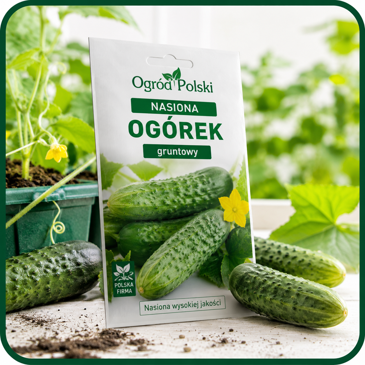 Nasiona Ogórka Gruntowego – Wysokiej jakości nasiona do uprawy | Ogórek gruntowy