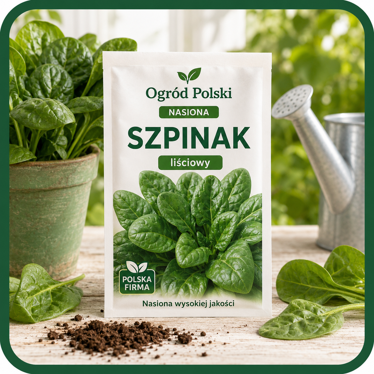 Nasiona Szpinaku Liściowego – Wysokiej jakości nasiona do uprawy | Szpinak