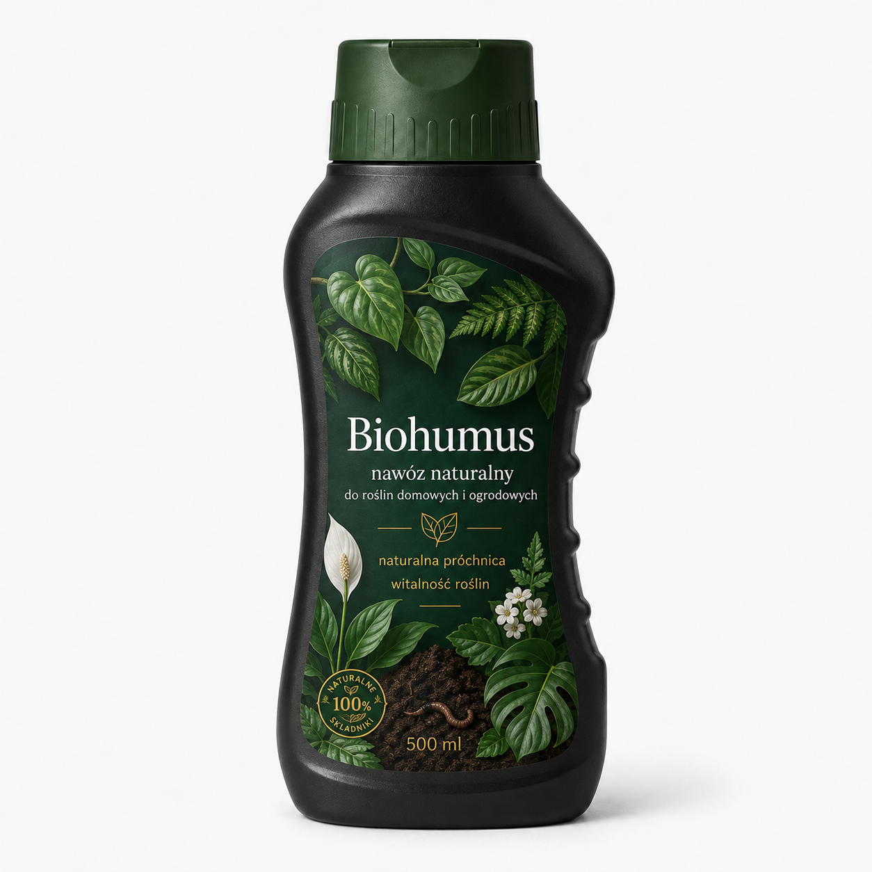 Biohumus 500 ml – Naturalny Nawóz do Roślin Domowych i Ogrodowych