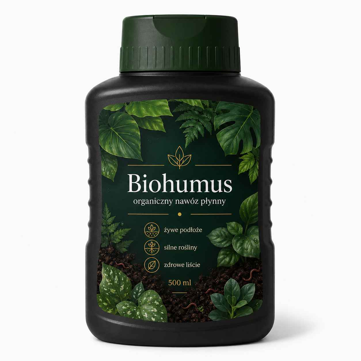 Biohumus 500 ml – Naturalny Nawóz do Roślin Domowych i Ogrodowych — zdjęcie 2