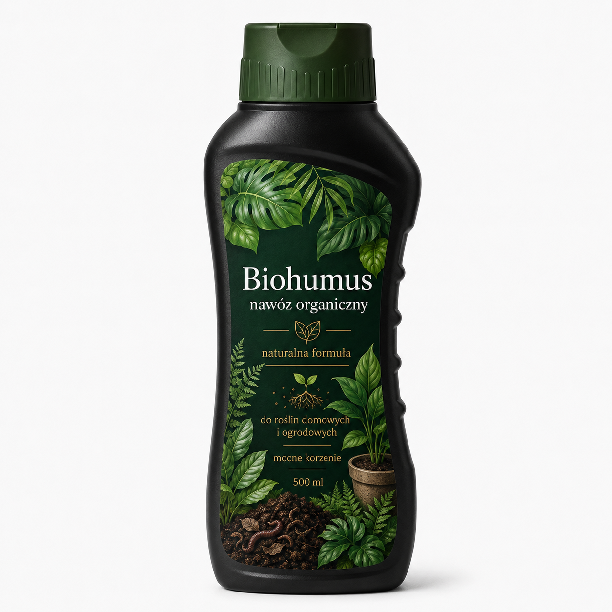 Biohumus 500 ml – Naturalny Nawóz do Roślin Domowych i Ogrodowych — zdjęcie 3