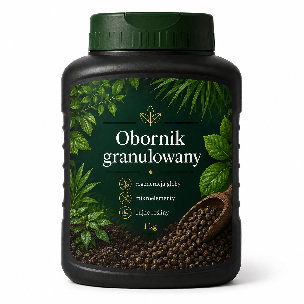 Obornik Granulowany 1 kg – Naturalny Nawóz Organiczny do Ogrodu i Upraw — zdjęcie 2