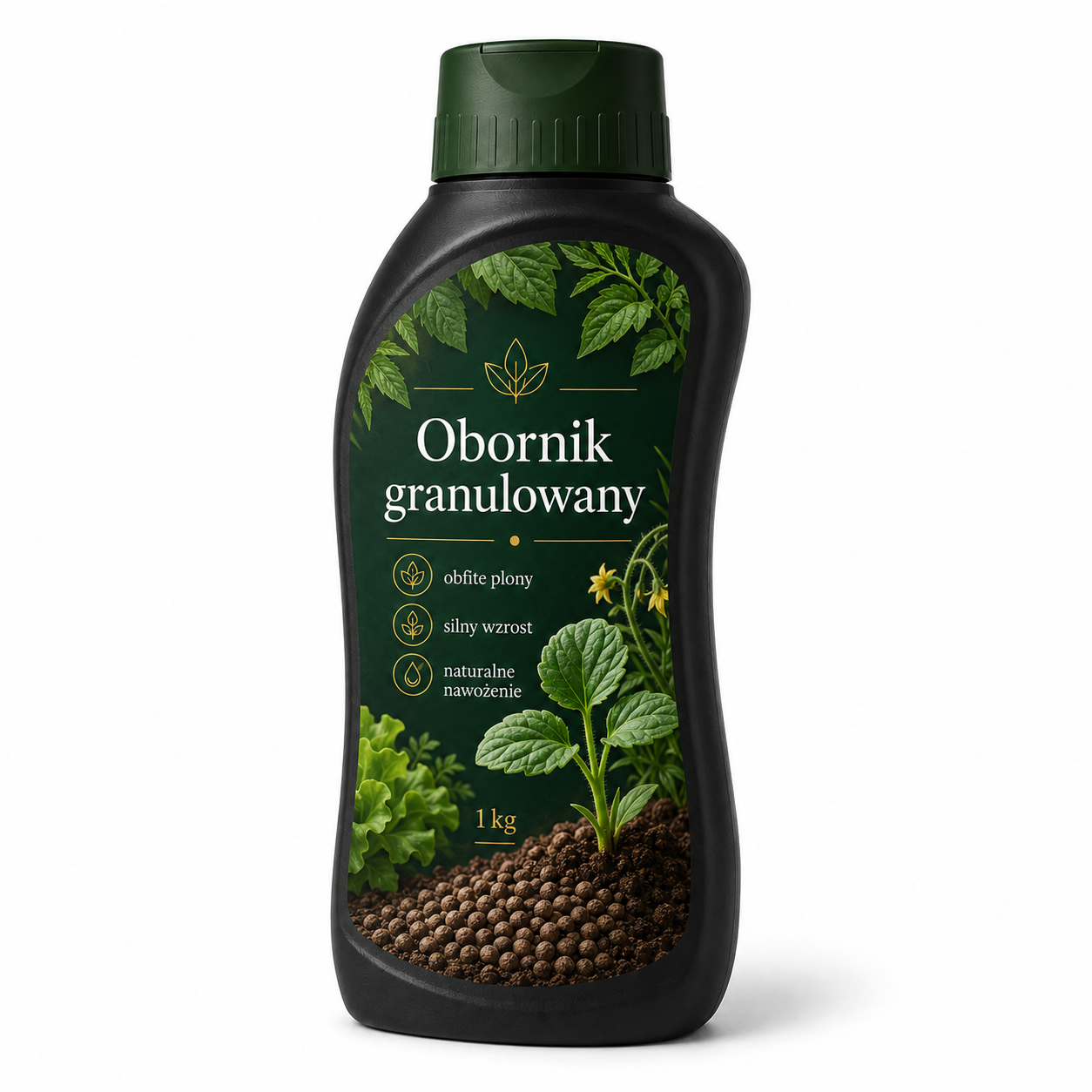 Obornik Granulowany 1 kg – Naturalny Nawóz Organiczny do Ogrodu i Upraw — zdjęcie 3
