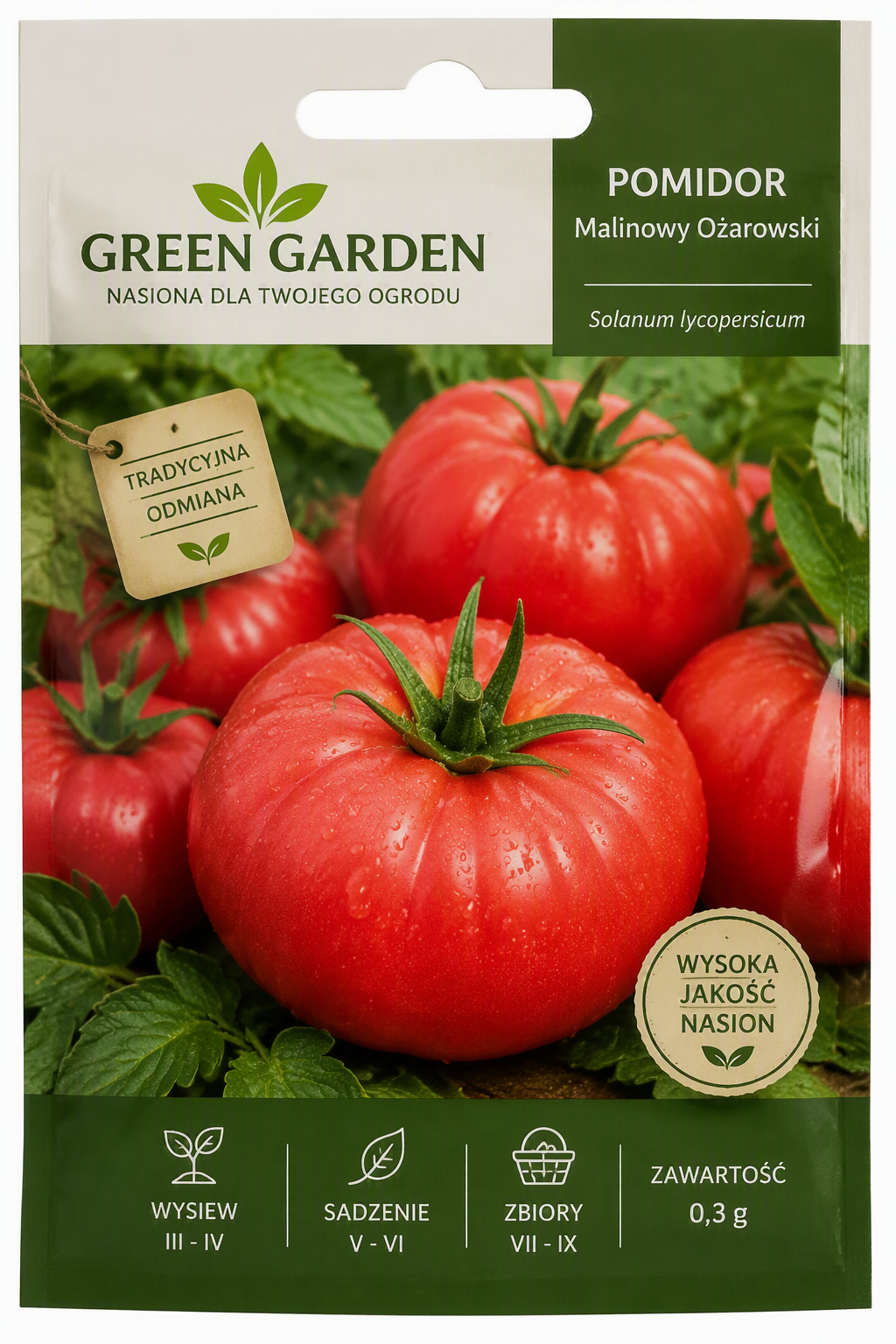 Nasiona pomidorów w katalogu sklepu GreenGarden